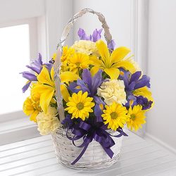 The FTD Spirit of Spring Basket from Olney's Flowers of Rome in Rome, NY
