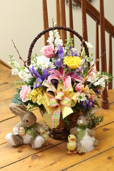 Bunny Trail Basket from Olney's Flowers of Rome in Rome, NY