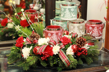 Christmas Hurricane from Olney's Flowers of Rome in Rome, NY