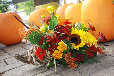 Cornucopia from Olney's Flowers of Rome in Rome, NY