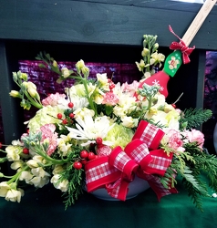 Deluxe Merry Mix-mas from Olney's Flowers of Rome in Rome, NY