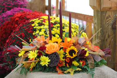 Grand Candle Light from Olney's Flowers of Rome in Rome, NY