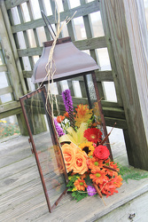 Harvest Lantern from Olney's Flowers of Rome in Rome, NY