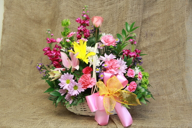 Lasting Love Basket from Olney's Flowers of Rome in Rome, NY