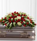The FTD Sincerity( Casket Spray from Olney's Flowers of Rome in Rome, NY