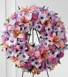 The FTD Sleep in Peace Wreath from Olney's Flowers of Rome in Rome, NY