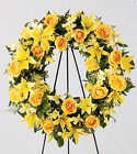 The FTD® Ring of Friendship™ Wreath from Olney's Flowers of Rome in Rome, NY