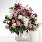 Mixed Pink Urn Arrangement from Olney's Flowers of Rome in Rome, NY