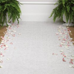 Rose Petal Aisle Decoration from Olney's Flowers of Rome in Rome, NY
