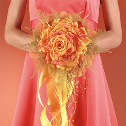 Orange Composite Rose Bouquet