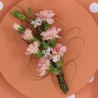 Peach Miniature Carnation Corsage from Olney's Flowers of Rome in Rome, NY