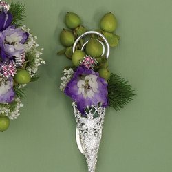 Blue & Green Boutonniere from Olney's Flowers of Rome in Rome, NY