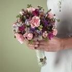 Mixed Bridesmaid Bouquet from Olney's Flowers of Rome in Rome, NY