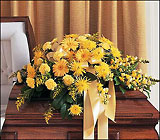 Brighter Blessings Casket Spray from Olney's Flowers of Rome in Rome, NY