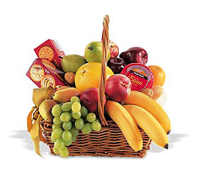 Condolence Fruit Basket from Olney's Flowers of Rome in Rome, NY