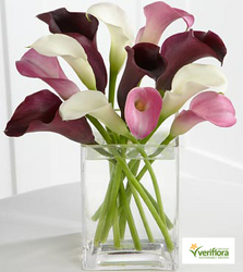 Amethyst Riches Calla Lily Bouquet  from Olney's Flowers of Rome in Rome, NY