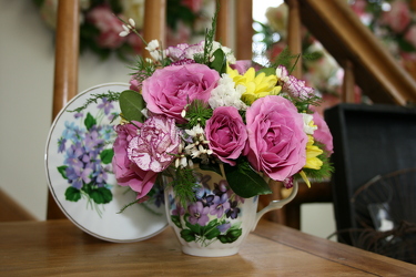 Mom's Tea Cup from Olney's Flowers of Rome in Rome, NY
