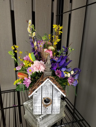 Rustic Bird House from Olney's Flowers of Rome in Rome, NY