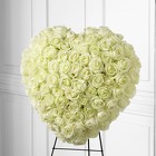 The FTD® Elegant Remembrance™ Standing Heart from Olney's Flowers of Rome in Rome, NY