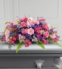 The FTD Glorious Garden Casket Spray from Olney's Flowers of Rome in Rome, NY