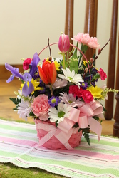 Spring Spirit  Basket from Olney's Flowers of Rome in Rome, NY