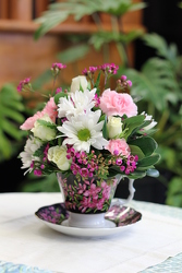 Mom's cup of tea from Olney's Flowers of Rome in Rome, NY