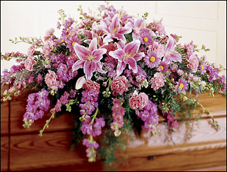 Remembrance Casket Spray from Olney's Flowers of Rome in Rome, NY