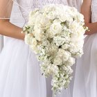Bridal Teardrop Bouquet from Olney's Flowers of Rome in Rome, NY
