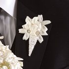 Stephanotis and Pearl Boutonniere from Olney's Flowers of Rome in Rome, NY