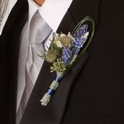 Blue Boutonniere from Olney's Flowers of Rome in Rome, NY