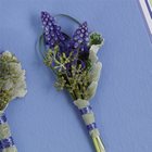 Mixed Blue Boutonniere from Olney's Flowers of Rome in Rome, NY