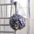 Blue Hydrangea Chair Decoration from Olney's Flowers of Rome in Rome, NY