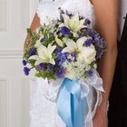 Blue & White Bridal Bouquet from Olney's Flowers of Rome in Rome, NY