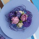 Blue & Lavender Corsage from Olney's Flowers of Rome in Rome, NY