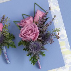 Lavender Rose Corsage from Olney's Flowers of Rome in Rome, NY