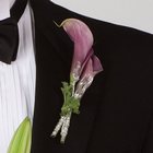 Purple Calla Lily Boutonniere from Olney's Flowers of Rome in Rome, NY