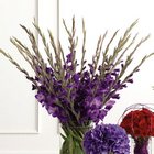 Purple Gladiolus Altar Arrangement from Olney's Flowers of Rome in Rome, NY