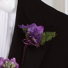 Purple Freesia Boutonniere from Olney's Flowers of Rome in Rome, NY