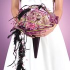 Feather & Ribbon Bridal Bouquet from Olney's Flowers of Rome in Rome, NY