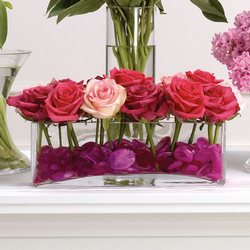 Pink Rose Vase Arrangement from Olney's Flowers of Rome in Rome, NY