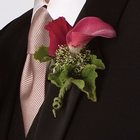 Burgundy Calla Lily Boutonniere from Olney's Flowers of Rome in Rome, NY