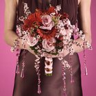 Pink & Brown Bridesmaid Bouquet from Olney's Flowers of Rome in Rome, NY