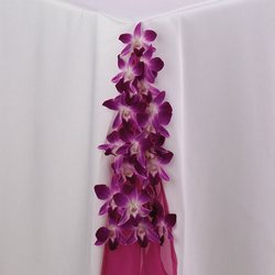 Purple Orchid Altar Corner Decoration from Olney's Flowers of Rome in Rome, NY