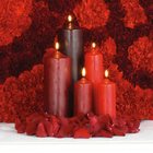 Red Altar Candle Arrangment from Olney's Flowers of Rome in Rome, NY