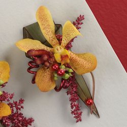 Mokara Orchid Boutonniere from Olney's Flowers of Rome in Rome, NY