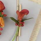 Red Calla Boutonniere from Olney's Flowers of Rome in Rome, NY