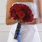 Mixed Red Bridal Bouquet from Olney's Flowers of Rome in Rome, NY