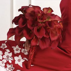 Red Calla Lily Bridal Bouquet from Olney's Flowers of Rome in Rome, NY