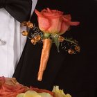 Orange Rose Boutonniere from Olney's Flowers of Rome in Rome, NY