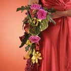 Mixed Bridesmaid Arm Bouquet from Olney's Flowers of Rome in Rome, NY